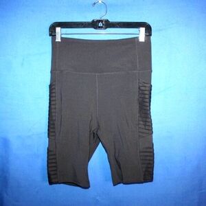 BSP Ribbed Side Bike Shorts Charcoal Gray Large